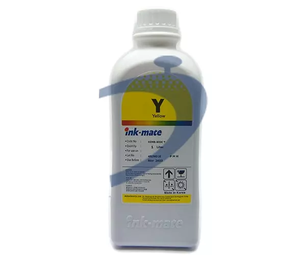 TINTA PARA HP AMARELO (YELLOW) CORANTE UNIVERSAL | 700 800 900 1100 | INK-MATE 1L