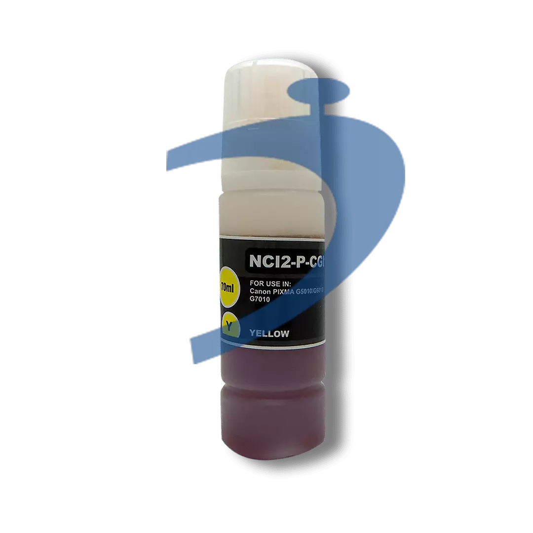 REFIL DE TINTA CANON GL10 GL-10 AMARELO (YELLOW) CORANTE | G6010 G7010 G5010 G5011 G6011 | 70ML