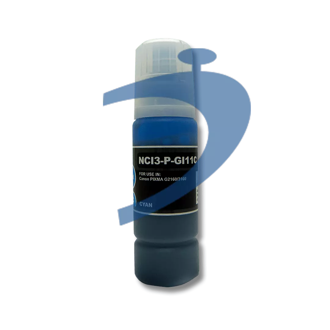 REFIL DE TINTA CANON GL11 GL-11 CIANO (CYAN) CORANTE | G2160 G3160 | 70ML